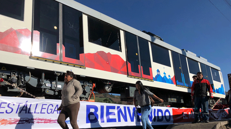 El primer tren del Metro arribará este 6 de septiembre a Quito