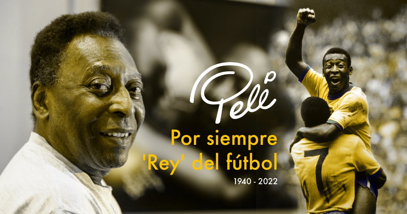 Edson Arantes do Nascimento Pelé nació el 23 de octubre de 1940. Fotos: EFE / CBF